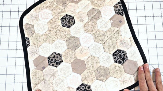 Hexagon Chair Pad - A New Free EPP Project!